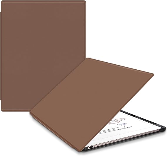 Remarkable Paper Proタブレット11.8インチ2024年発売用ケース 軽量でハードなバックシェル保護ブックフォリオカバー、自動スリープ/スリープ解除、ペンホルダー、ペンチップボックス付きブラウン