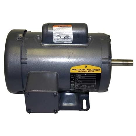 Baldor L3504 General Purpose AC Motor, Single Phase, 56 Frame, TEFC Enclosure, 1/2Hp Output, 1725rpm, 60Hz, 115/230V Voltage