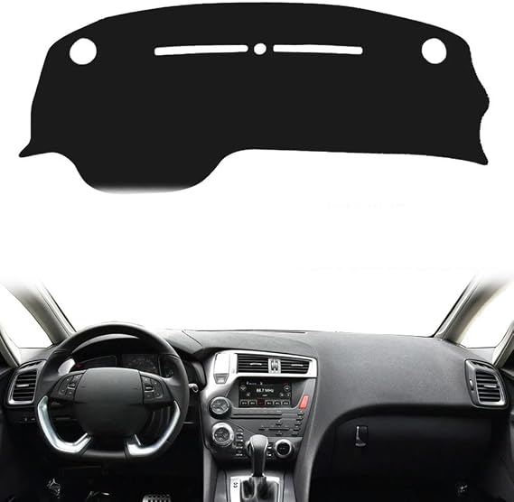 Car Dashboard Cover Anti-Scratch Interior Dash Covers for Citroen DS 5 2012 2013 2014 2015 2016 2017 2018