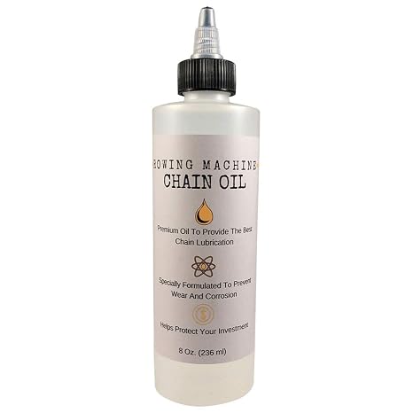 UniSport Concept 2 Rowing Machine Chain Oil (8 Oz) Premium Formula for Exercise Rower Chains, Compatible with Model D and Major Brands, Made in USA