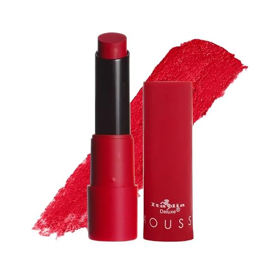 Italia Deluxe Mousse Matte Lipstick, Red Bottom, Shade 38