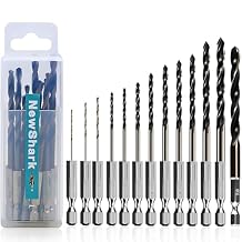 Hex Shank Cobalt Metric Drill Bit Set 15 PCS (1.5mm-8mm), Quick Change High Speed Steel Impact Driver Hex Drill bits for Metal, Steel, Wood, Plastic, Aluminum Alloy