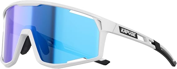 KAPVOE Baseball Glasses Polarized Cycling Glasses for Men Women Sports Sunglasses UV400 Protection for Running MTB Golf K180