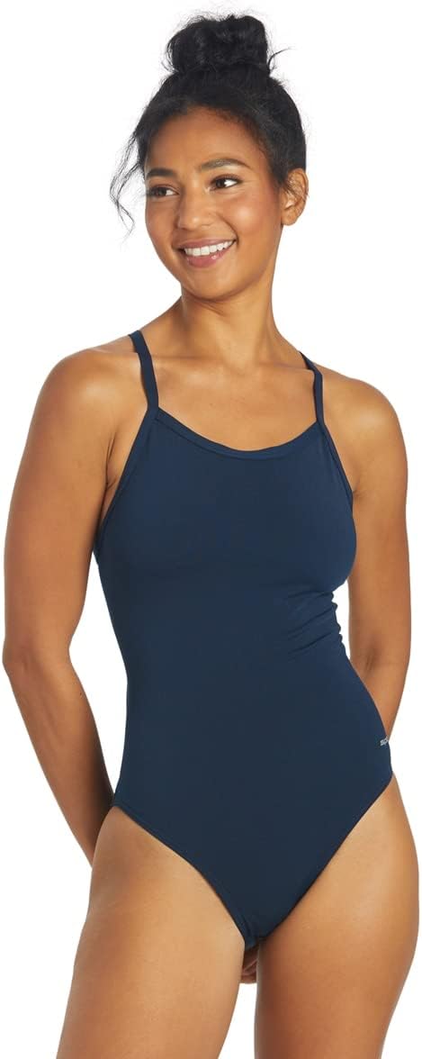 Sporti HydroLast Women's Athletic Thin Strap One-Piece Swimsuit Competition