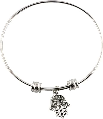 Emerald Park Jewelry Hamsa Bangle