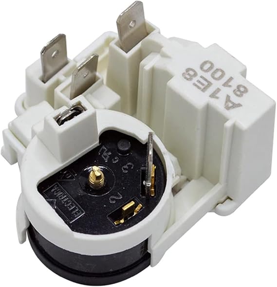 1pcs Refrigerator A1E8 8100 Freezer Compressor Starter PTC Universal Starter Overload Protector Relay Universal Accessories Refrigerator Inverter Module Replacement Refrigerator Inverter