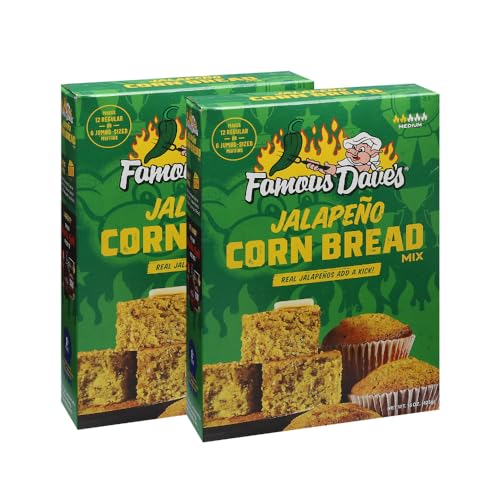Famous Daves - 2 pck Jalapeno Corn Bread Mix 30 oz.