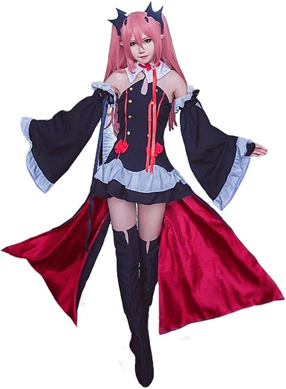 Anime Seraph of The End Cosplay Costume Vampires Krul Tepes Princess Dress Halloween Lolita Full Outfit
