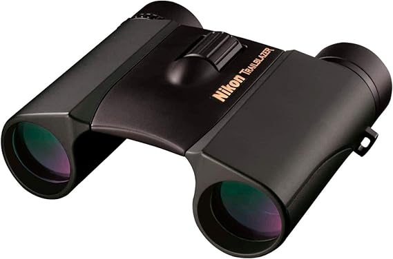 Nikon Trailblazer 10x25mm Binoculars - Compact, Waterproof & Fogproof, Bright Multilayer-Coated Optics, Roof Prism - All-Terrain Outdoor Wildlife Viewing & Birdwatching Binoculars (8218)