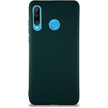 KZY İletişim Huawei P30 Lite ile Uyumlu Kılıf Soft Premier Renkli Silikon Kapak - Yeşil
