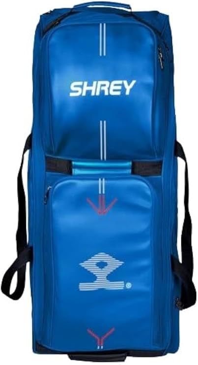 Shrey Meta 120 Wheelie Cricket Bag - Steel Blue, 120M30