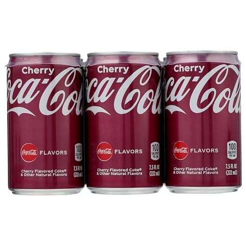 Coca-Cola Cherry Coke Soda Soft Drink, 7.5 Fl Oz Pack Of 6