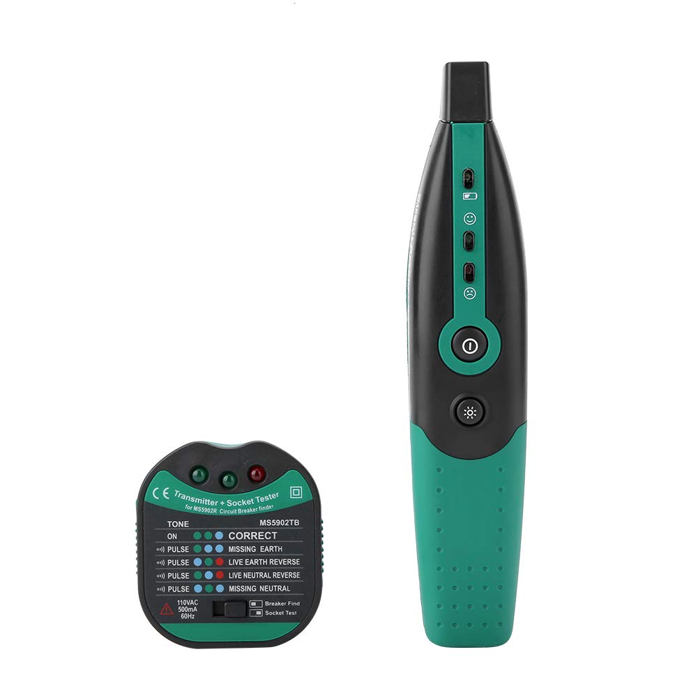 Mastech Ms5902 Circuit Breaker Finder Socket Tester Automatic Circuit Breaker Fuse Finder UsEU Plug Socket Tester Ms5902Tb Us Plug