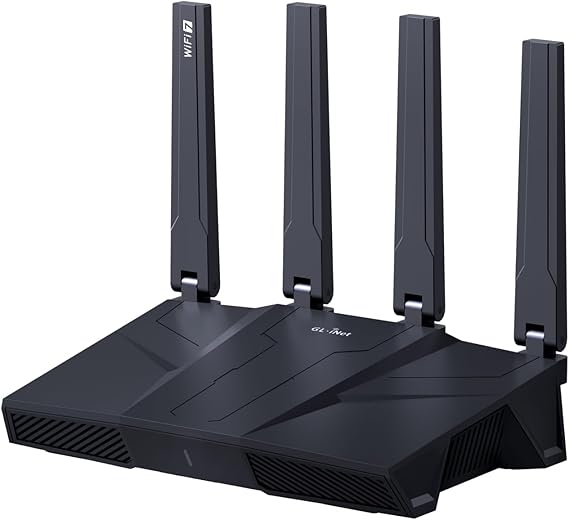 GL.iNet GL-BE9300 Flint 3 Wi-Fi 7 Router Tri-Band 6 GHz 9 Gbps 5x2.5G VPN