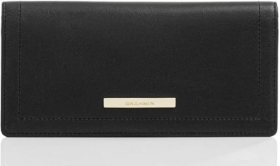 BRAHMIN Vik Black Leather Wallet