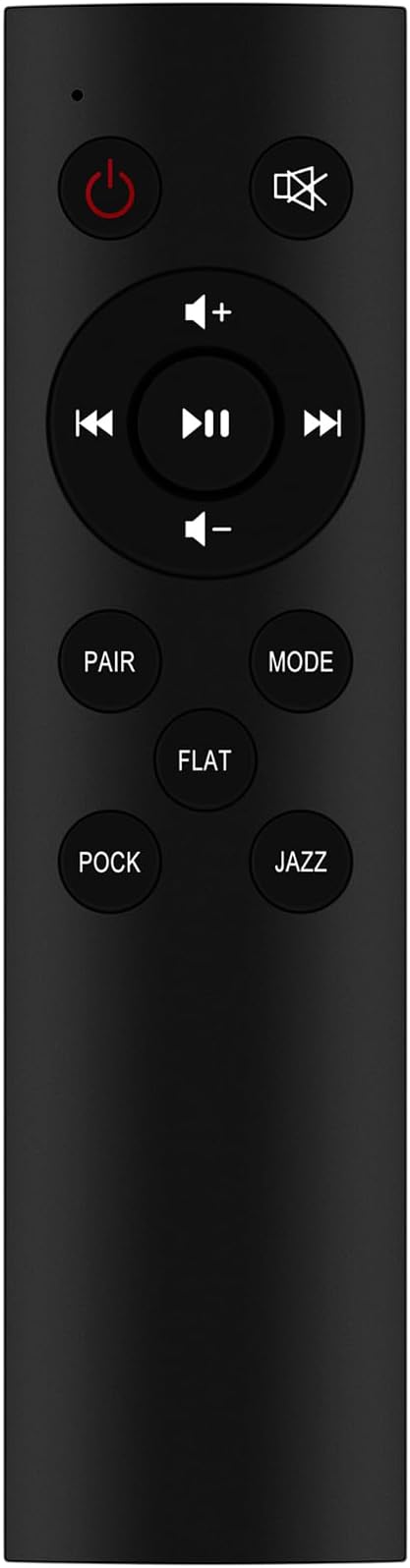 New Replace Remote Control Suitable for Majority BOWFELL Bow-BAR-BLK | Bowfell Compact Soundbar Sound Bar Speaker System