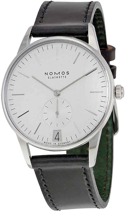 Nomos Orion 38 Datum Weib White Dial Stainless Steel Men's Watch 381
