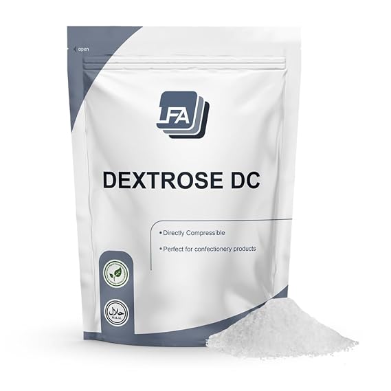 Dextrose DC Powder - 1 kg (2.2 lb) - Tableting Sugar - Sweet Binding Agent for Direct Compression Tablet Press Machine Pill Binder Mix - Chewable Supplement Confectionary Excipient