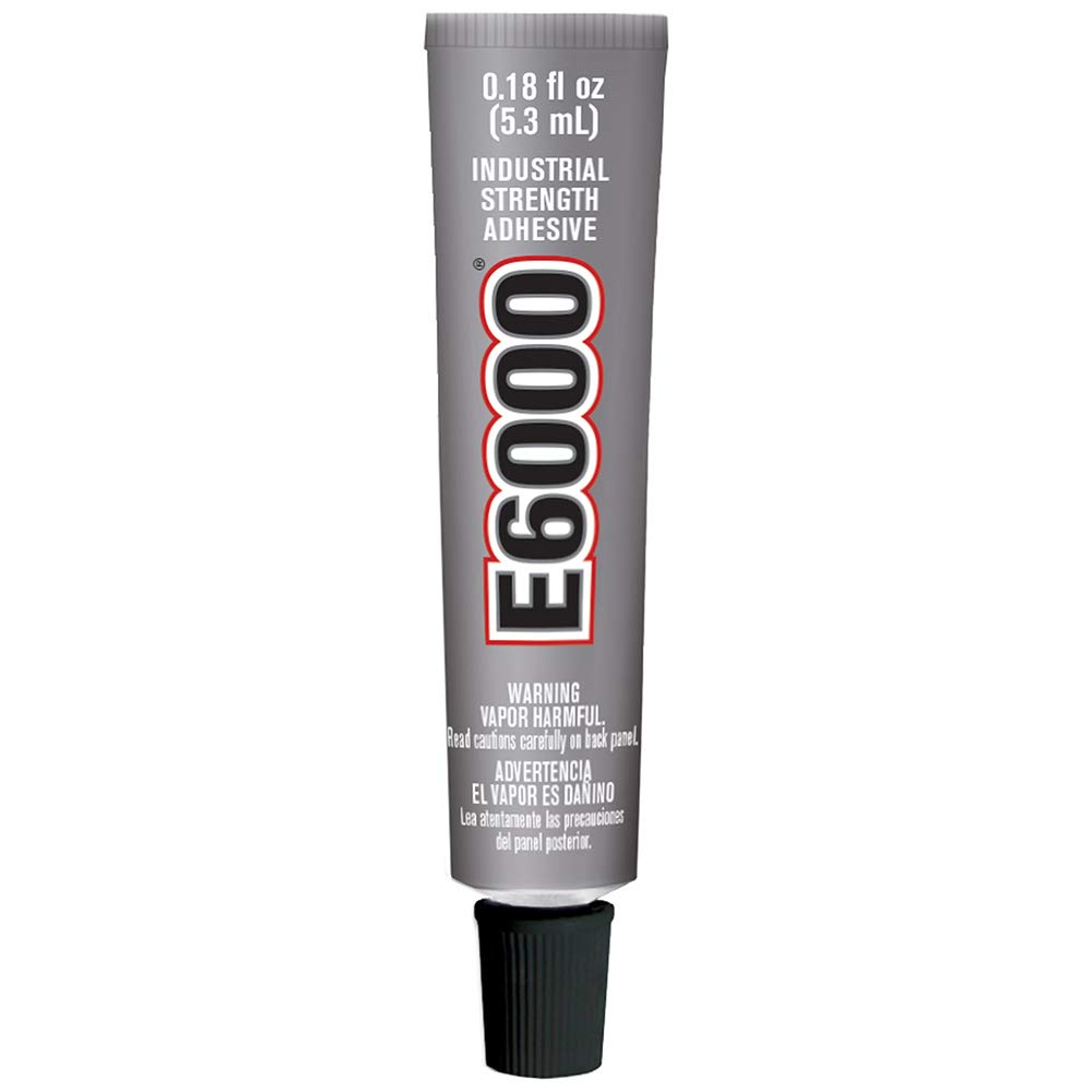 E6000 Medium Viscosity Adhesive, 0.18 Fluid Ounces, Single Pack, Clear 230400