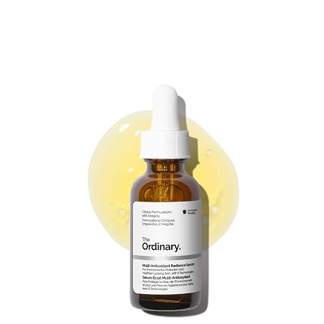 The Ordinary Multi-Antioxidant Radiance Serum, Vitamin C Serum For Face, Brighten & Protect Skin Boosts Glow & Shields Against Environmental Stressors, 1 Fl Oz