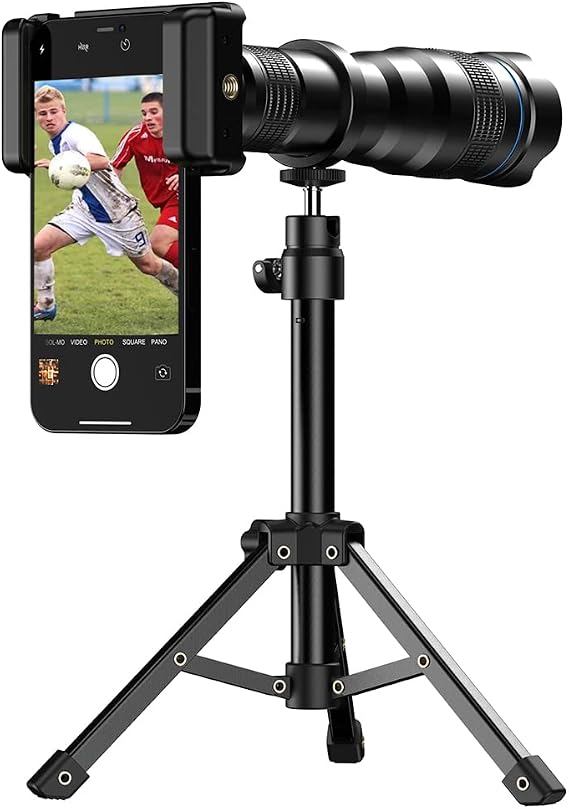 Apexel HD 36X Telephoto Lens for Mobile Phone with Tripod for iPhone 12/11Pro, Samsung Huawei and Most Smartphones
