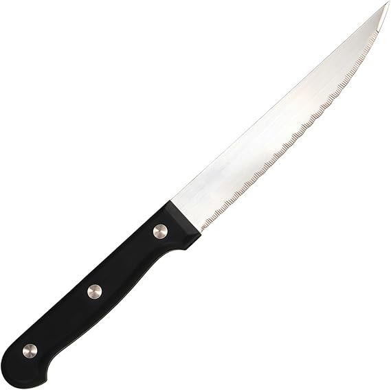 Handle Ergonomic with Serrated Fruit Knife 8.8 High Carbon Steel Edge Stainless, Precise Scales Cutting Accurate for, Bread and Slicing Fruits More Ideal