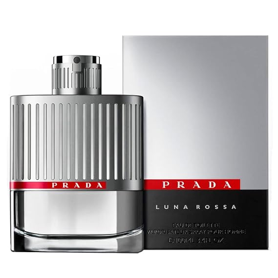 Prada Luna Rossa Eau de Toilette Spray for Men, 3.4 Ounce (Packaging may vary)