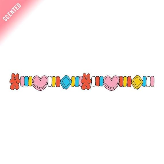 Tattly Temporary Tattoos Candy Charms, Scented, 2 Count