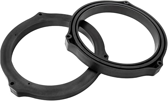 YuYue Electronic 6.5 Inch Front Rear Door Speaker Spacer with Speaker Wiring Harness 2 PCS Fit for Ford Fusion Transit Focus Edge Fiesta Mondeo Mk4