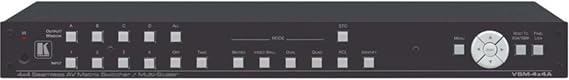 Kramer VSM-4x4A, 4 x 4 Seamless AV Matrix Switcher Multi Scaler
