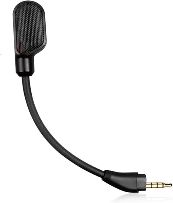 Microphone Replacement for HyperX Cloud III Wired/Wireless Gaming Headphone, Noise Cancellation Crystal Clear Voice Backup Upgraded Mic,3.5mm Detachable Boom Microphone