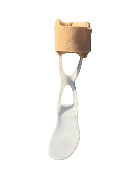 Swedish Style AFO by Alpha Medical, Padded Calf Ankle Foot Orthosis, Foot Drop Brace L1930 (S/M Left)