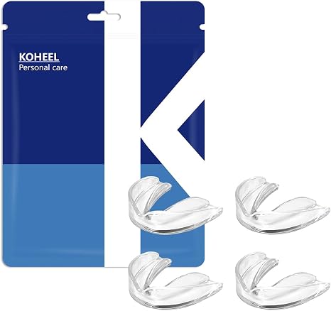 KOHEEL Teeth Grinding Splint for Night Teeth Grinding Malleable Bite Splints Stops Bruxism Eliminates Teeth Grinding Custom Fit Grinding Splint (4 Large Sizes)