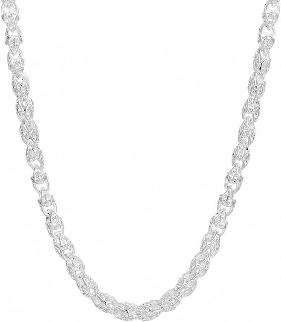 Pure 925 Sterling Silver Necklaces for Men 5mm Chain Necklace Male Jewelry Accessories Gifts