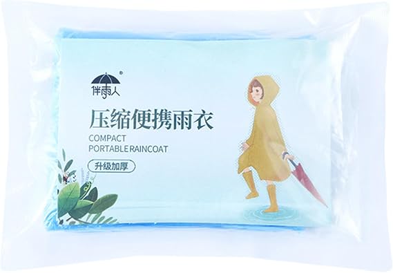 Rain Ponchos for Adults - Pocket Size Portable Lightweight Rain Poncho - Ponchos Adult for Camping Hiking Travelling, Rain Gear for Camping Hiking Travelling, Camping