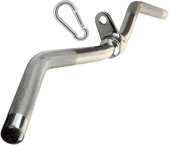 Exercise Handle, Cable Attachment Pull Down Handle for Cable Machines, Lat Pull Down Bar Attachment, Home Gym, Press Down Handle, Abs, Back, Muscle Training, Weight Training