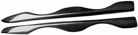 Front Headlight Eyelid for BMW 5-Series E34 1988-1996 Headlight Eyebrow Trim Front Head Light Lamp Cover Carbon Fiber Headlamp Lid Brow Eyelid Sticker Headlamp Eyebrow