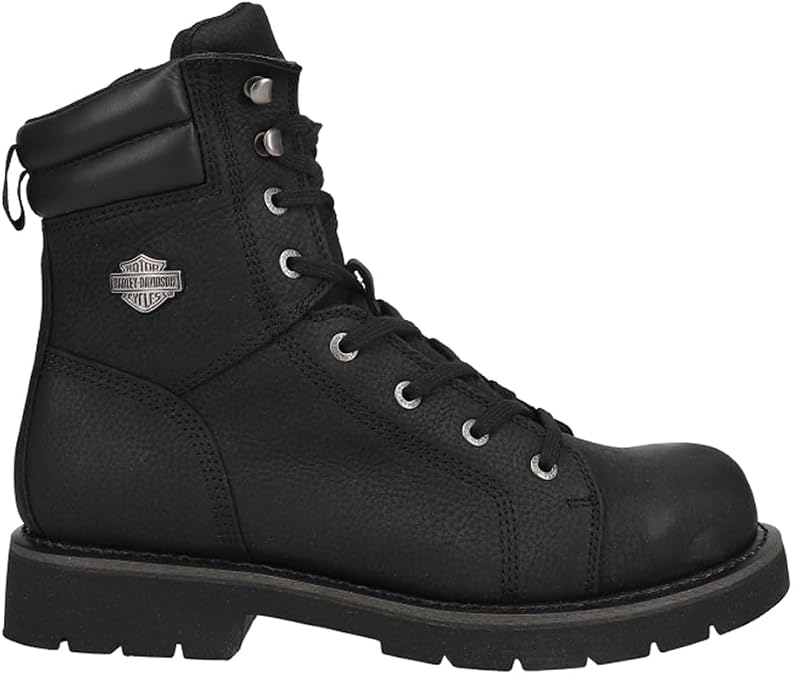 Harley-Davidson Men's Marxen 7.5-Inch Black Motorcycle Boots, D93805
