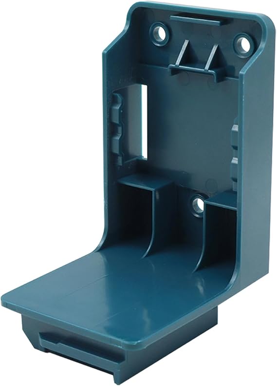 2 in 1 Holder Compatible with Makita 18V Battery & Tools,1 Pack Wall Mount Battery Holder Power Tool Drill Organizer & Storage Rack Multifunction Dock Hanger Fixed Bracket with Screws