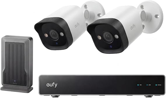 eufy Wi-Fi Module & PoE Bullet Security Camera E40 & Network Video Recorder S4 (Bundle)
