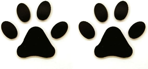 Paw Print Fusible Pre-Cut 2 Pack - 90 Coe [Office Product]
