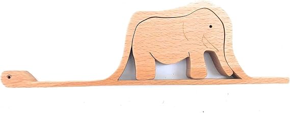 Little prince - A Boa Constrictor Digesting an Elephant - Wooden Gift Puzzle