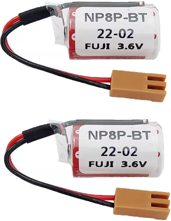 2pcs ER3 Replacement Battery for Fuji NP8P-BT 3.6V 1100mAh Lithium PLC Battery