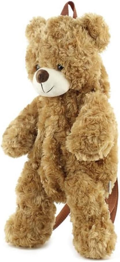 Women Animal Teddy Bear Plush Backpack with Adjustable Straps (AA)