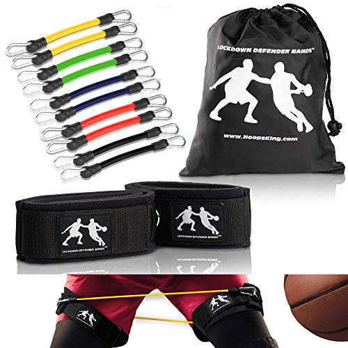 D-Fend Lockdown Lateral Resistance Training Speed Bands - Wont Roll Up - Train for Speed, Toning, Strength