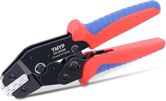 Solar Panel PV Cable Crimping Tool, Crimper for AWG 14-10 (2.5/4/6mm2) Solar Connectors - Lightweight 7 Inch Pilers