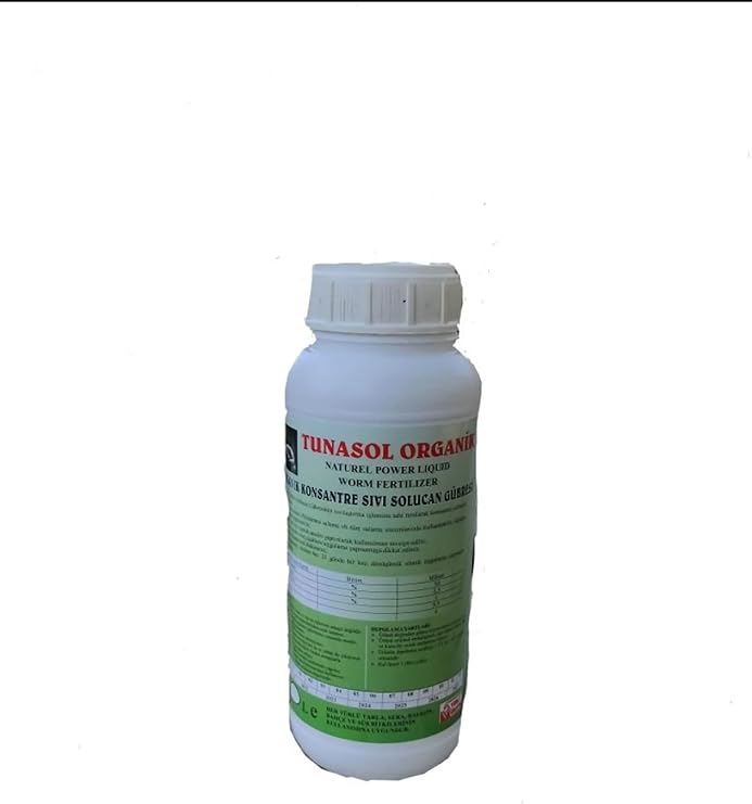 Tunasol Organik 1 lt Organik Konsantre Sıvı Solucan Gübresi