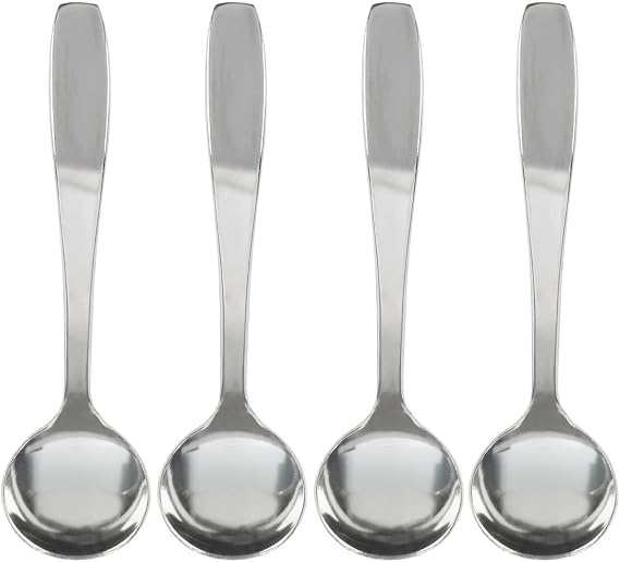 Fino Sugar Ladle, Stainless Steel, Made in Japan, Set of 4