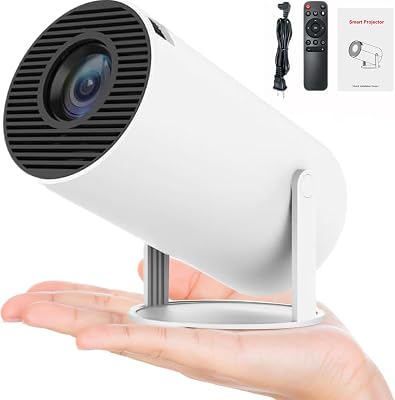 CineMaster 4K Smart Movie Projector - Transform Any Room into a Home Theater, Ultra HD Cine master Smart HD Projector with WiFi and Bluetooth, Ideal for Movies, Gaming 1