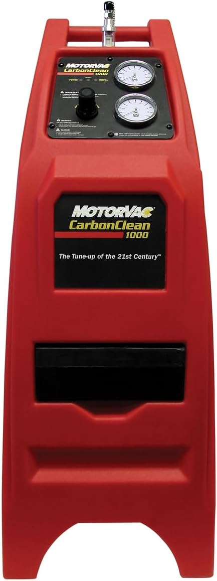 MotorVac 500-0220 CarbonClean 1000, Engine Decarbonizing System, Fuel Rail Hookup, Premixed Detergent Solution, Fuel Pump Diagnostics, Easy Connection, Comprehensive Cleaning, Time-Saving Design